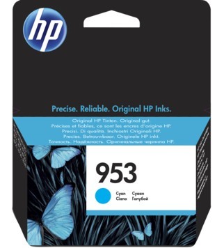 Картридж оригинальный HP 953 (F6U12AE) для OJP 8710/ 8715/ 8720/ 8730/ 8210/ 8725, голубой, 700 стр.