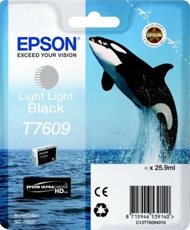 Картридж струйный Epson оригинальный C13T76094010 для SC-P600 Light Light Black (cons ink) Картридж струйный Epson оригинальный C13T76094010 для SC-P600 Light Light Black (cons ink)