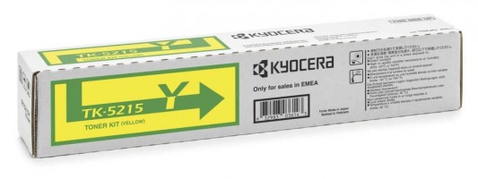 Картридж Kyocera TK-5215Y (1T02R6ANL0) оригинальный для принтеров TASKalfa 406ci, yellow, 15000 страниц
