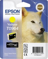 Картридж струйный Epson оригинальный C13T09644010 T0964 для R2880 (Yellow) (cons ink)