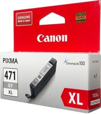 Картридж струйный Canon CLI-471XLGY для принтеров PIXMA MG5740/ MG6840/ MG7740,  290 стр.