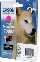 Картридж струйный Epson оригинальный C13T09634010 T0963 для R2880 (Vivid Magenta) (cons ink)