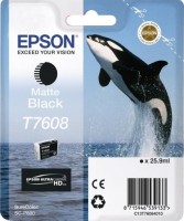 Картридж струйный Epson оригинальный C13T76084010 для SC-P600 Matte Black (cons ink)