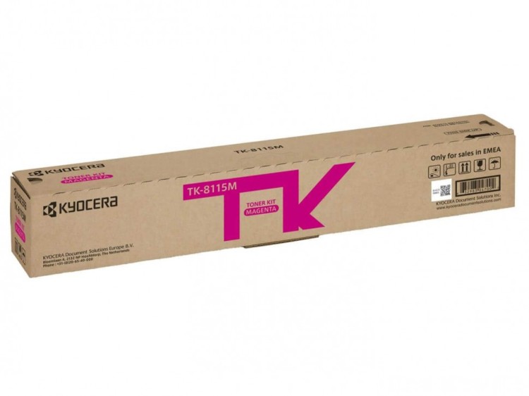 Картридж Kyocera TK-8115M (1T02P3BNL0) оригинальный для принтеров Ecosys M8124cidn/ M8130cidn, magenta, 6000 страниц