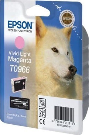 Картридж струйный Epson оригинальный C13T09664010 T0966 для R2880 (Vivid Light Magenta) (cons ink) Картридж струйный Epson оригинальный C13T09664010 T0966 для R2880 (Vivid Light Magenta) (cons ink)