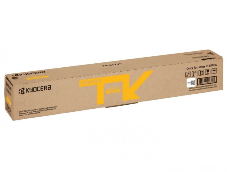 Картридж Kyocera TK-8115Y (1T02P3ANL0) оригинальный для принтеров Ecosys M8124cidn/ M8130cidn, yellow, 6000 страниц