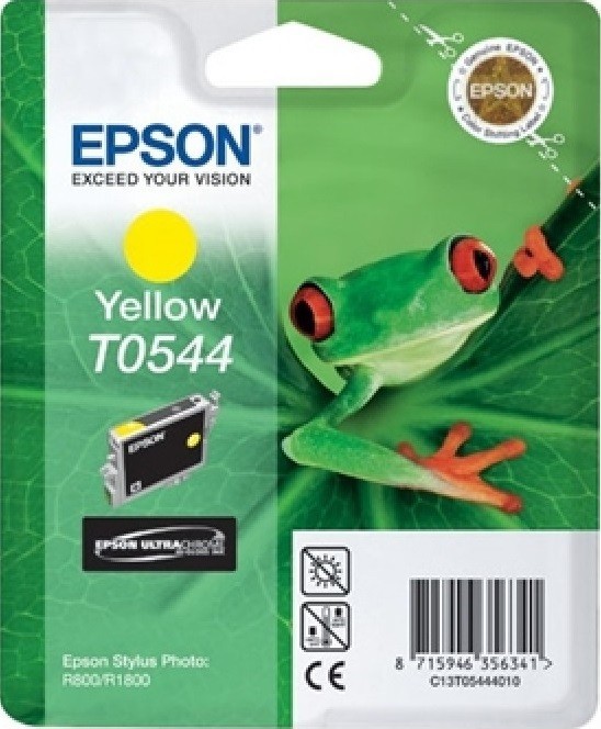 Картридж струйный Epson оригинальный C13T05444010 T0544 для Stylus Photo R800 (желтый) (cons ink) Картридж струйный Epson оригинальный C13T05444010 T0544 для Stylus Photo R800 (желтый) (cons ink)