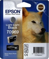 Картридж струйный Epson оригинальный C13T09694010 T0969 для R2880 (Light Light Black) (cons ink)