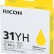 Картридж Ricoh GC 31YH (405704) оригинальный для Ricoh Aficio GX e5550N/ e7700N, жёлтый, увеличенный, 4000 стр.