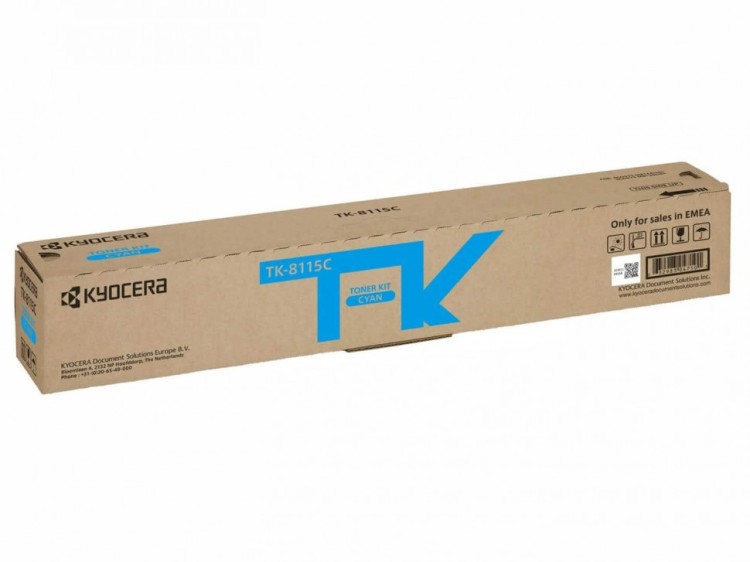 Картридж Kyocera TK-8115C (1T02P3CNL0) оригинальный для принтеров Ecosys M8124cidn/ M8130cidn, cyan, 6000 страниц