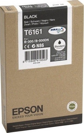 Картридж струйный Epson оригинальный C13T616100 для B300/B500 (черный) Картридж струйный Epson оригинальный C13T616100 для B300/B500 (черный)