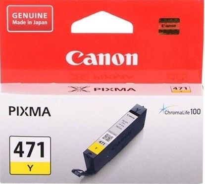 Картридж струйный Canon CLI-471Y для принтеров PIXMA MG5740/ MG6840/ MG7740,  323 стр.