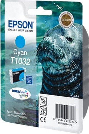 Картридж струйный Epson оригинальный C13T10324A10 для T40W/TX600FW (синий) (cons ink)