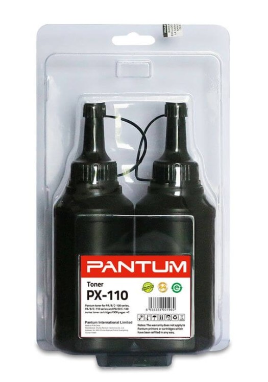 Заправочный комплект Pantum PX-110 (2 чипа + 2 тонера по 1500 стр.) оригинальный для Pantum P2000/ P2050/ M5000/ M5005/ M6000/ M6006