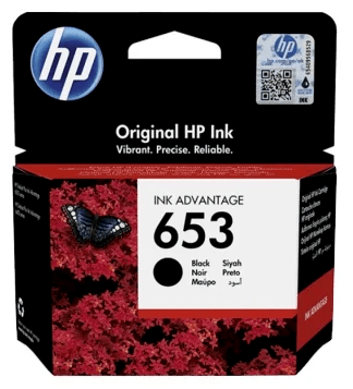 Картридж оригинальный HP 653 (3YM75AE), черный, 360 стр.