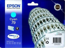 Картридж струйный Epson оригинальный C13T79124010 79 голубой для WF-5110DW/WF-5620DWF
