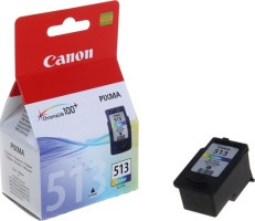 Картридж струйный Canon CL-513 для принтеров PIXMA MP240, PIXMA MP260, PIXMA MX320, PIXMA MX330 EMB, 13 мл