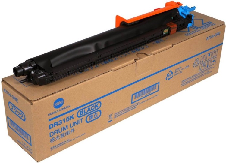 Фотобарабан Konica-Minolta DR-315K (A7U40RE) оригинальный для принтеров bizhub 308/ 368/ 458/ 558/ C258/ C308/ C368/ C458/ C558/ C658, чёрный, 17000-285000 стр. Фотобарабан Konica-Minolta DR-315K (A7U40RE) оригинальный для принтеров bizhub 308/ 368/ 458/ 558/ C258/ C308/ C368/ C458/ C558/ C658, чёрный, 17000-285000 стр.