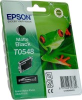 Картридж струйный Epson оригинальный C13T05484010 T0548 для Stylus Photo R800 (матовый черный-matte black) (cons ink)