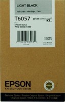 Картридж струйный Epson оригинальный T6057/ C13T605700 (light black) оригинальный для Stylus Pro 4800/ 4880, светло-чёрный, 110ml