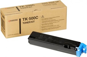 Картридж Kyocera TK-500C (370PD5KW) оригинальный для принтеров FS-C5016N, голубой, 8000 стр.