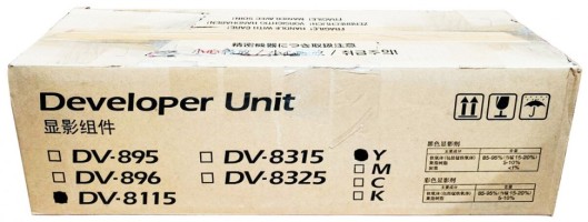 Блок проявки Kyocera DV-8115Y (302P393051/302P393050) оригинальный для принтера Kyocera ECOSYS M8124cidn/ M8130cidn, жёлтый, 200 000 стр.