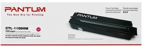 Картридж Pantum CTL-1100HM оригинальный для принтеров CP1100/ CP1100DW/ CM1100DN/ CM1100DW/ CM1100ADN/ CM1100ADW, пурпурный, 1500 стр.