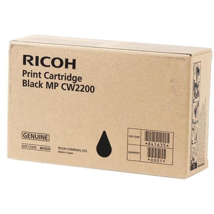 Картридж Ricoh MP CW2200 (841635) оригинальный для Ricoh Aficio MP CW2200SP, чёрный, 1000 стр.
