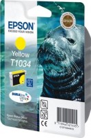 Картридж струйный Epson оригинальный C13T10344A10 T1034 для T40W/TX600FW (желтый) (cons ink)