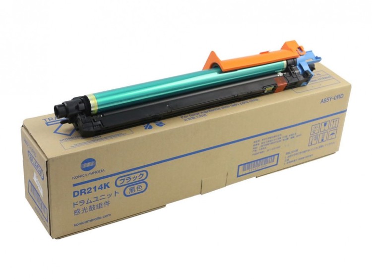 Фотобарабан Konica-Minolta DR-214K (A85Y0RD) оригинальный для принтеров bizhub C227/ C287, чёрный, 80000 стр.