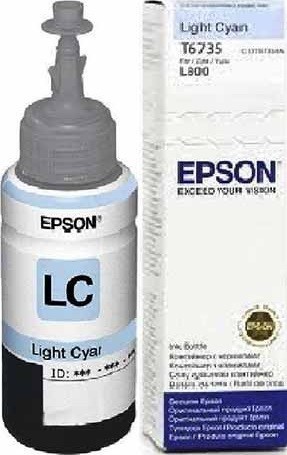 Чернила C13T67364A оригинальные Epson для принтера T6736 L800 light-blue