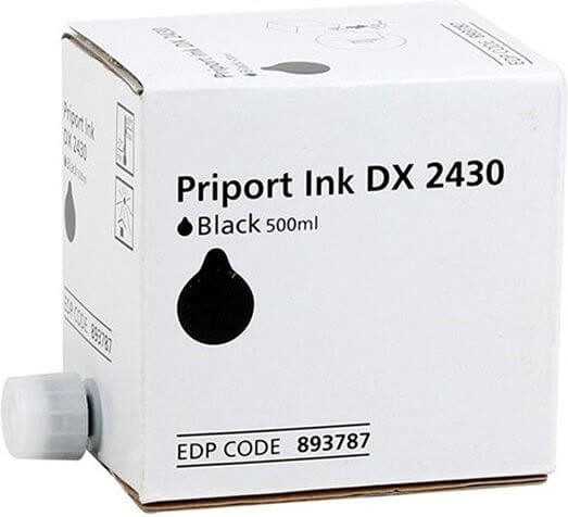 Чернила Ricoh Type 2430 (817222) оригинальные для Ricoh Priport DX 2330/ DX 2430, чёрный, 500ml