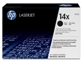 Картридж HP CF214X (14X) оригинальный для принтеров LaserJet Enterprise 700 M712n/ M712dn/ M712xh/ M725dn/ M725f/ M725z/ M725z+ black, 17500 страниц