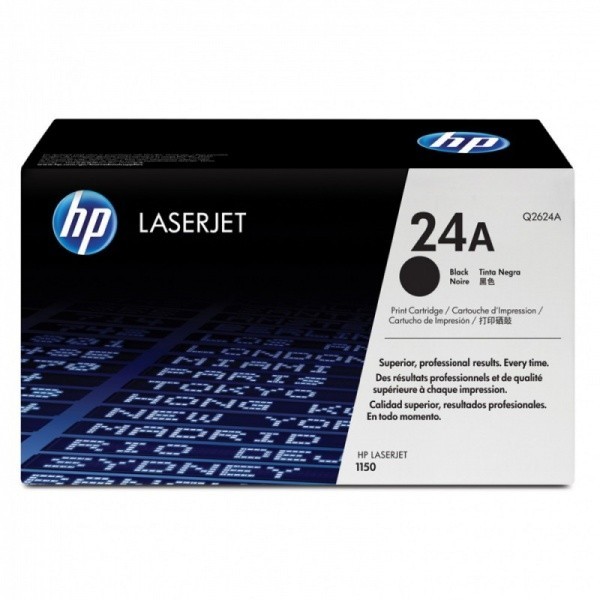 Картридж HP Q2624A (24A) оригинальный для принтеров LaserJet 1150 black, 2500 страниц