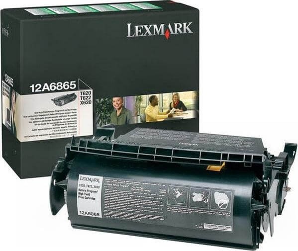 Картридж лазерный Lexmark 12A6865 для принтеров T620/ T622, черный, 30000 стр.