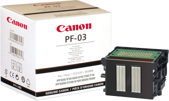 Печатающая головка Canon PF-03 для принтеров Canon iPF500/ 600/ 610/ 700/ 710/ 5000/ 6100/ 8000/ 9000,  10000 стр.
