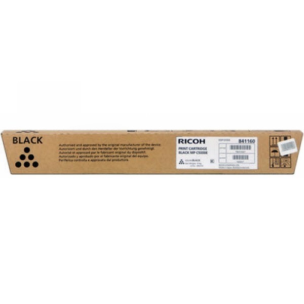 Картридж Ricoh MPC5000E (842048) оригинальный для Ricoh Aficio MPC4000/ C5000/ С4501/ С5501, черный, 23000 стр.