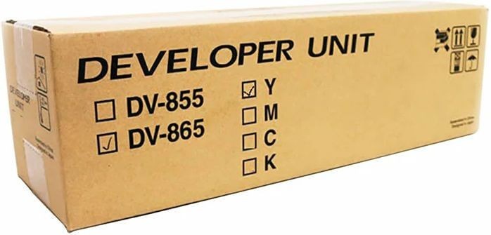 Блок проявки Kyocera DV-865Y (302JZ93219 / 2JZ93219) оригинальный для принтеров Kyocera TASKalfa 250ci, жёлтый Блок проявки Kyocera DV-865Y (302JZ93219 / 2JZ93219) оригинальный для принтеров Kyocera TASKalfa 250ci, жёлтый