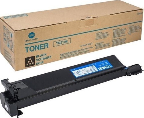 Картридж Konica-Minolta TN-210K (8938509) оригинальный для принтеров Bizhub C250/ C252, черный, 20к