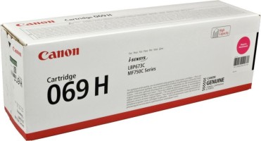 Картридж Canon 069HM 5096C002 оригинальный для Canon i-SENSYS LBP673/ MF750 Series, пурпурный, увеличенный, 5500 стр.