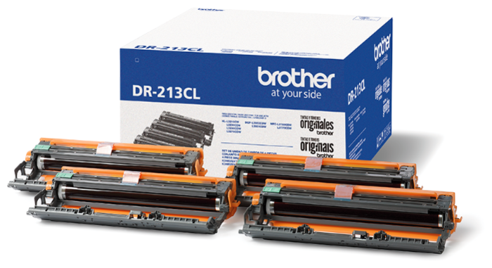 Фотобарабан Brother DR-213CL (DR213CL) оригинальный для принтеров HL L3230CDW/ DCPL3550CDW/ MFCL3770CDW, 18000 стр, комплект 4 шт.