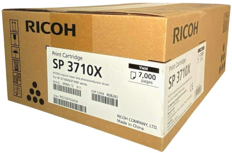 Картридж Ricoh SP 3710X (408285) оригинальный для Ricoh SP 3710DN/ 3710SF, чёрный, 7 000 стр. Картридж Ricoh SP 3710X (408285) оригинальный для Ricoh SP 3710DN/ 3710SF, чёрный, 7 000 стр.