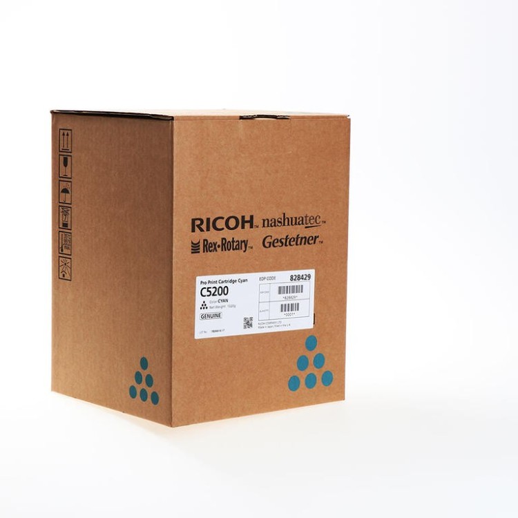 Картридж Ricoh C5200 (828429) оригинальный для Ricoh Pro C5120/ C5200/ C5200S/ C5210S/ C5210, голубой, 24000 стр.
