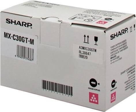 Картридж Sharp (MX-C30GT-M/ MXC30GTM) оригинальный для Sharp MX-C300WR/ MX-C301/ MX-C300W, пурпурный, 6000 стр. Картридж Sharp (MX-C30GT-M/ MXC30GTM) оригинальный для Sharp MX-C300WR/ MX-C301/ MX-C300W, пурпурный, 6000 стр.
