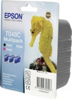 Картридж струйный Epson оригинальный C13T048C4010 T048 Multi Pack (C, M, BK) triple (cons ink)