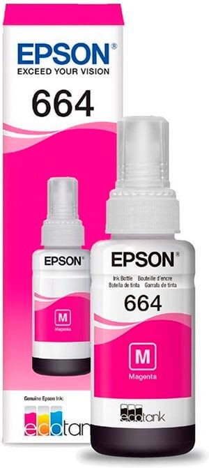 C13T66434A Чернила Epson для L100 (magenta) 70 мл (cons ink)