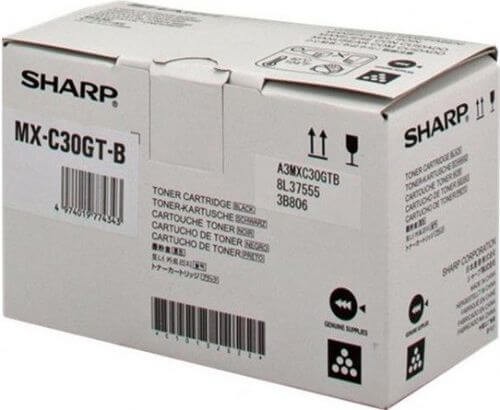 Картридж Sharp (MX-C30GT-B/ MXC30GTB) оригинальный для Sharp MX-C300WR/ MX-C301/ MX-C300W, чёрный, 6000 стр. Картридж Sharp (MX-C30GT-B/ MXC30GTB) оригинальный для Sharp MX-C300WR/ MX-C301/ MX-C300W, чёрный, 6000 стр.