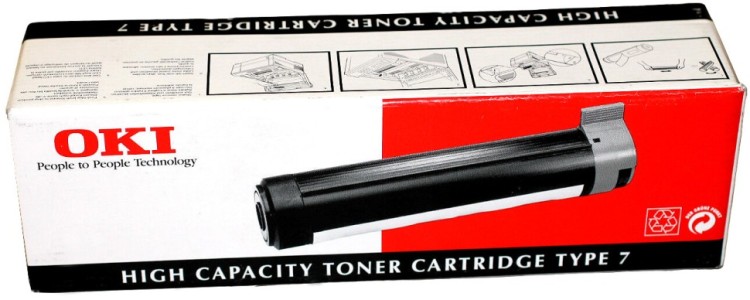 Картридж OKI Type 7 (01171402/41022502) оригинальный для принтеров Page 20n/ 20Plus/ 24DX, чёрный, 6000 стр.