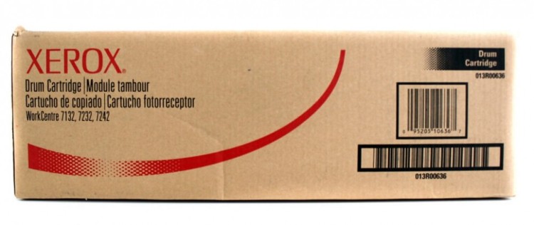 Фотобарабан Xerox 013R00636 оригинальный для Xerox WorkCentre 7232/ 7242, black (80000 страниц)