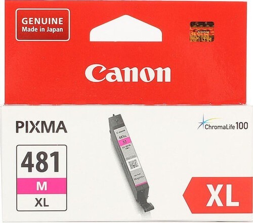 Картридж струйный Canon CLI-481XL M для принтеров PIXMA TS6140/  TS8140/  TS9140/  TR8540,  466 стр.